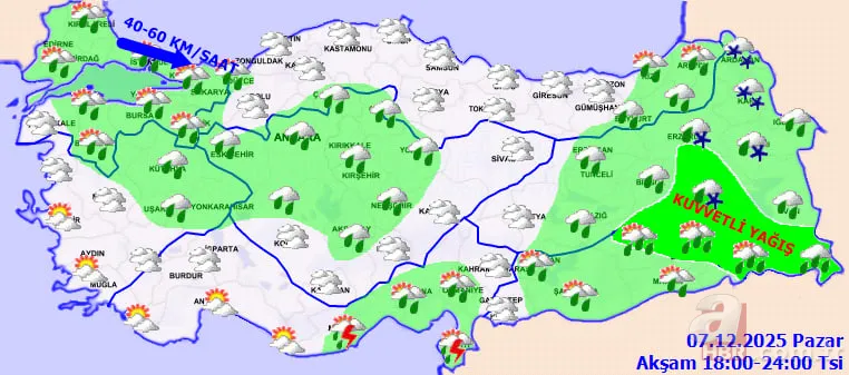 Meteoroloji son dakika | 22 il için sarı alarm: Sağanak, kar, don, fırtına... Soğuklar başlıyor 12