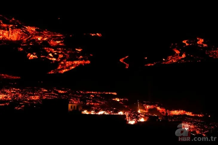 La Palma’da yanardağ lavları nehre döndü! 1 ayda 1835 bina kül oldu