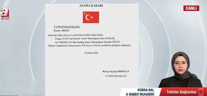 Kabine'de görev değişimi! Adalet Bakanı Akın Gürlek İçişleri Bakanı Mustafa Çiftçi oldu - 3