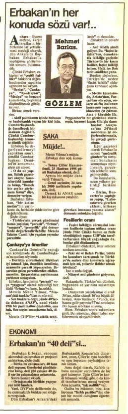 Vesayet odaklarına ve milli irade düşmanlarına karşı hep dik durdu! İşte Mehmet Barlas'ın o dönemlere ışık tutan yazıları - 2