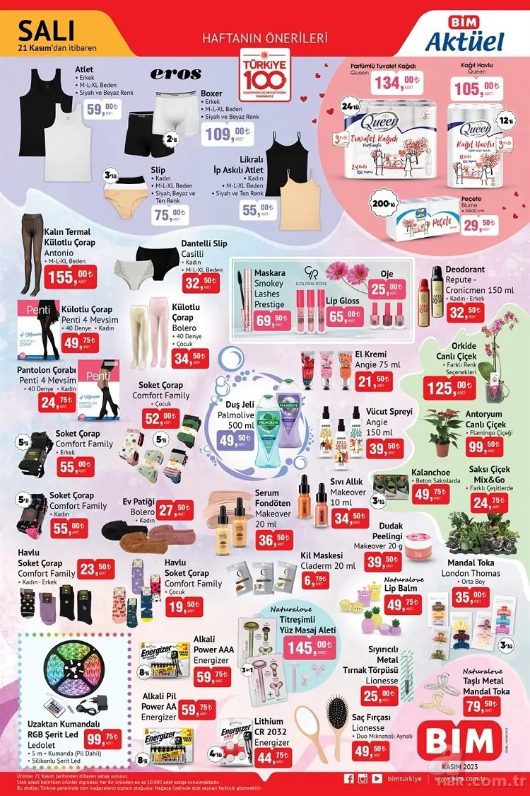 24 Kasım BİM aktüel ürünler kataloğu yayınladı! BİM’e 219 TL’ye kablosuz kulaklık,199 TL’ye saç kesme makinesi, 399 TL’ye manuel rondo ve daha fazlası geliyor 8