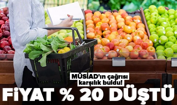 Son dakika: MÜSİAD’ın ’indirim yapın’ çağrısı karşılık buldu! Fiyat % 20 düştü