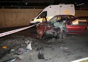 Ankara'da feci kaza!