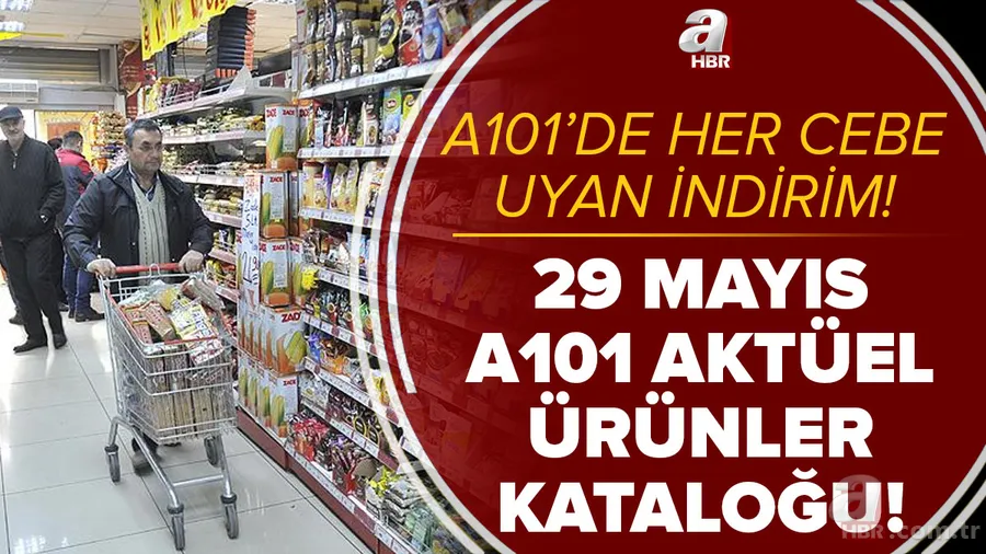 A101'de her cebe uyan indirim! 29 Mayıs A101 aktüel ürünler kataloğunda indirim fırtınası! İşte o liste... 1