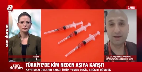 Aşı olmayana yaptırım uygulanacak mı? Doç Dr. Afşin Emre Kayıpmaz'dan A Haber canlı yayınında flaş açıklamalar - 3