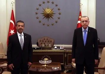 Son dakika: Başkan Erdoğan KKTC Dışişleri Bakanı Tahsin Ertuğruloğlu'nu kabul etti