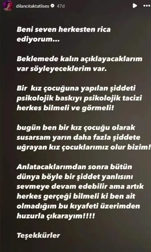 İbrahim Tatlıses’in kızı Dilan Çıtak gözyaşlarıyla anlattı! ’Peşimi bırakmıyor...’