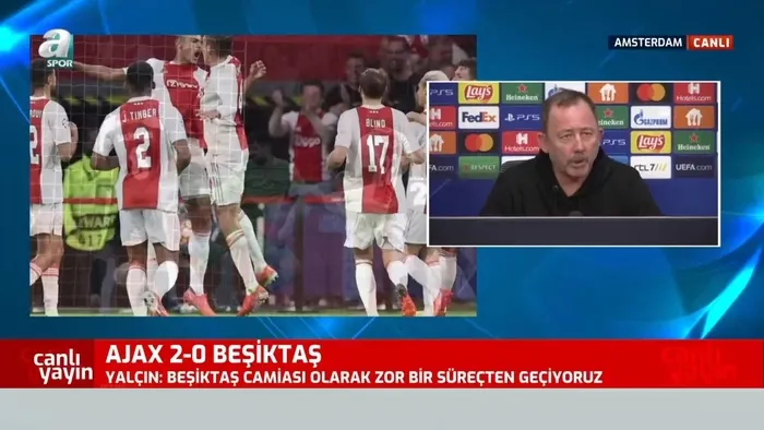 Sergen Yalçın’dan Ajax maçı sonrası flaş açıklamalar: Zor bir süreçten geçiyoruz