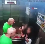 Esenyurtta akıllara durgunluk veren olay! Vicdansız baba kızını asansörde tokatladı! Cam çatladı