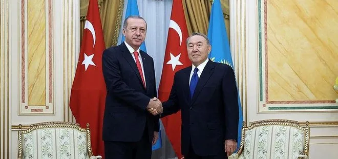 Başkan Erdoğan Nazarbayev ile görüştü