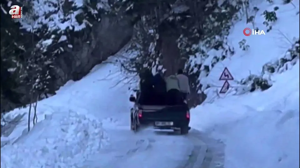 Karadeniz usulü snowmobile