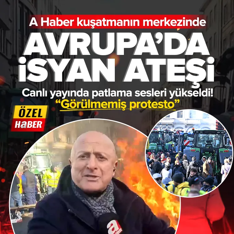 Avrupada tarım çöktü! Ortalığı yangın yerine çevirdiler