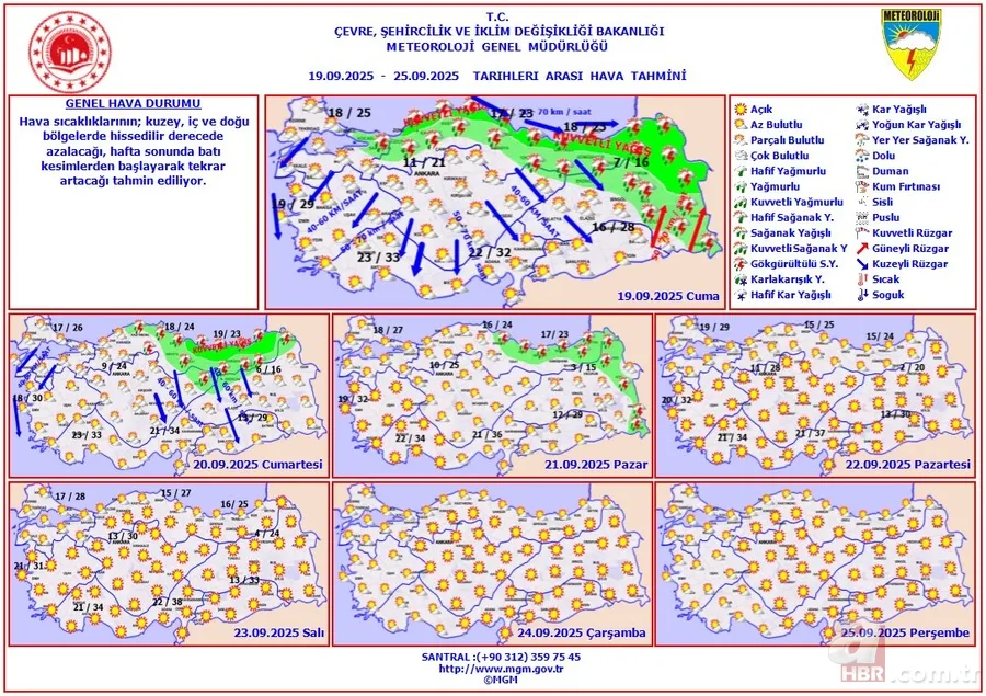 Meteoroloji’den 4 bölge için kuvvetli yağış ve fırtına alarmı! İstanbul’da poyraz sert esecek: Gece soğuğu kapıda! İşte uyarı verilen iller… 17