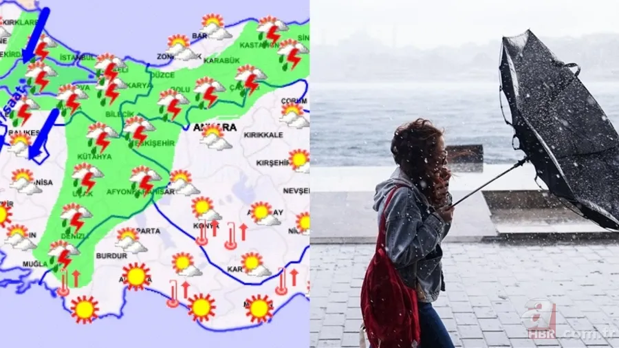 3 farklı hava etkili olacak: Yağış, sıcaklık artışı ve kuvvetli rüzgarlar kapıda! 8 Ağustos il il hava durumu 1