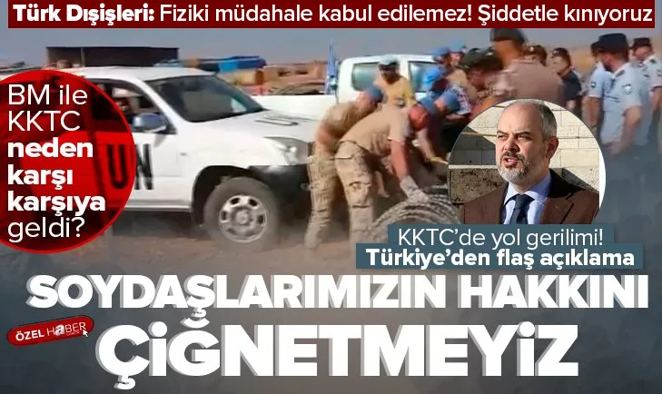 KKTC’de Türk askeri ve BM güçleri karşı karşıya geldi