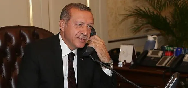 Başkan Erdoğan’dan Temimi’ye telefon