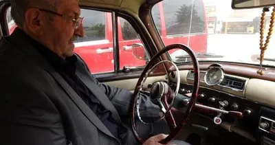 1959 model antika Mercedes arabasını yıllar sonra garajdan çıkardı! Aracını çocuğu gibi muhafaza etti