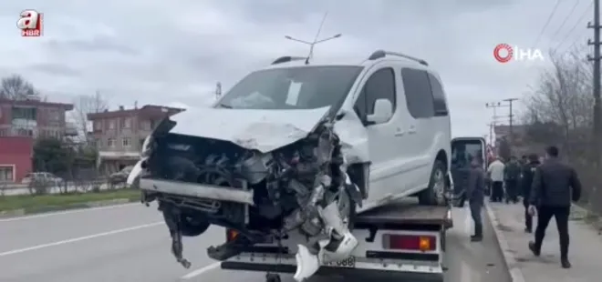 Samsun'da trafik kazası: 3 yaralı