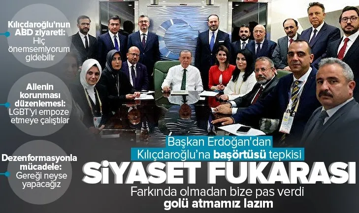 Son dakika: Başkan Erdoğan Çekya dönüşü uçakta gazetecilerin sorularını yanıtladı | Kılıçdaroğlu’na başörtüsü tepkisi: Siyaset fukarası