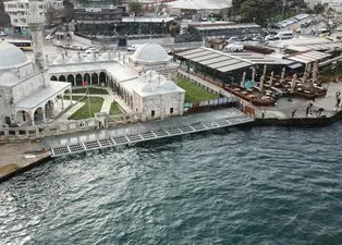 İBB'nin skandal Kuşkonmaz Camii çalışması gökyüzünden görüntülendi