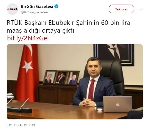 CHP ve FETÖ’nün iftiralarına RTÜK Başkanı Ebubekir Şahin’den sert yanıt