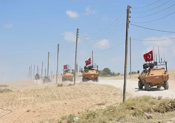 TSK Münbiç'te altıncı devriyesini tamamladı