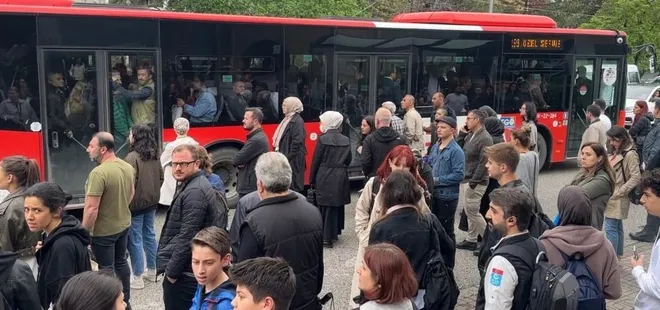 Ankara'da yağmur sonrası metro hizmet dışı kaldı! Vatandaşlar yolda kaldı