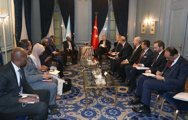 Başkan Erdoğan, Somali Başbakanı Hayri’yi kabul etti - 1