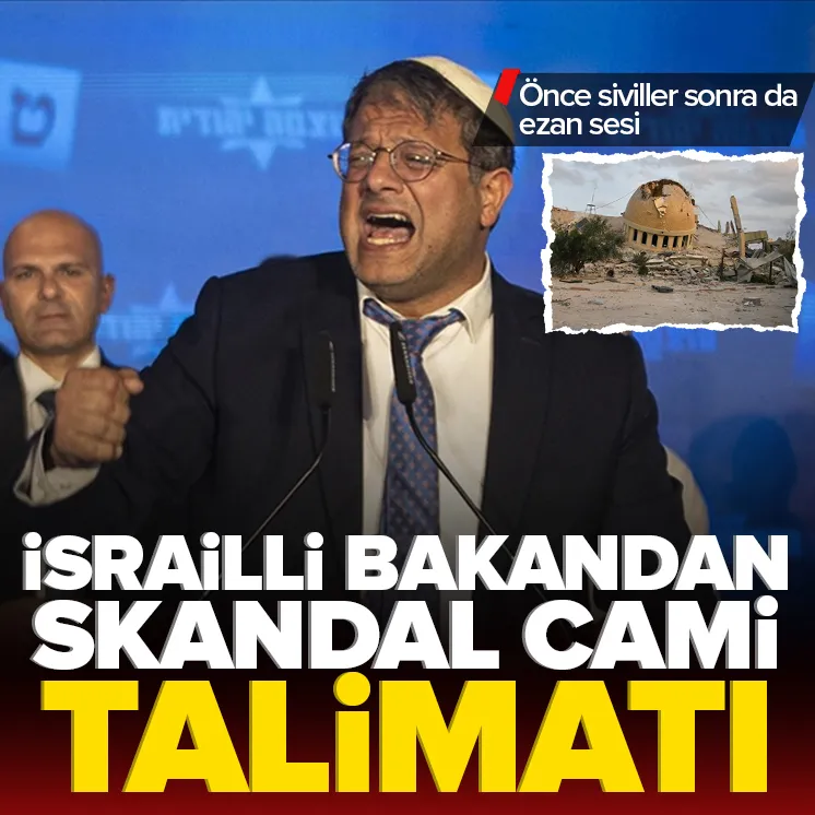 İsrailli Bakandan skandal talimat!