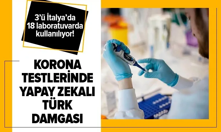 Kovid-19 testlerinde yapay zekalı Türk damgası