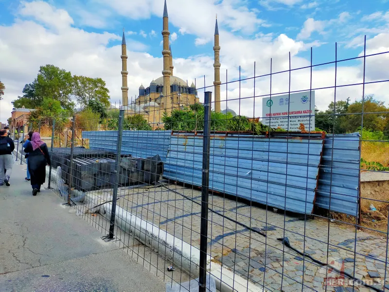 Başkan Erdoğan talimat vermişti! Selimiye Camii'nde 6 yıl aradan sonra çalışmalar başladı 7