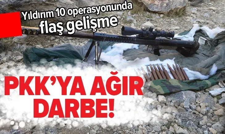 Yıldırım 10 operasyonunda flaş gelişme: Van’da PKK’ya ağır darbe