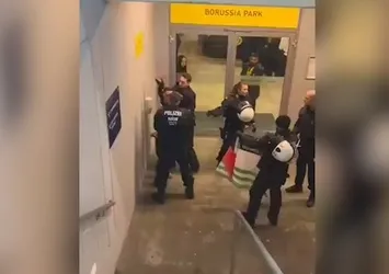 Alman polisinin Filistin bayrağı hazımsızlığı! Celtic taraftarını yaka paça gözaltına aldılar