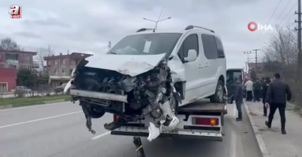 Samsun'da trafik kazası