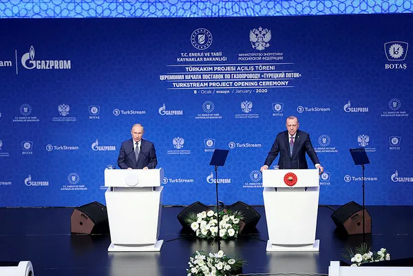 SON DAKİKA: TürkAkım projesi açıldı! Erdoğan ve Putin’den flaş mesajlar…