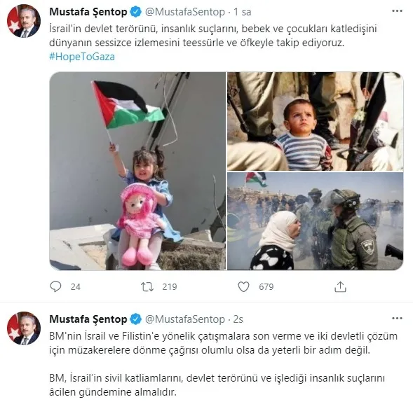 TBMM Başkanı Mustafa Şentop: BM'nin iki devletli çözüm çağrısı yeterli değil - 1
