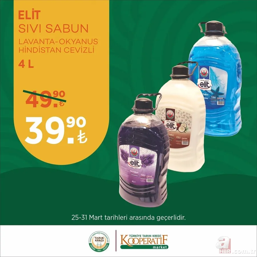 Tarım Kredi MARKET Mart İNDİRİMLERİNDE YOK YOK! Anne babalar dikkat! Bebek bezinde %12 düşüş! ÇAY 69.90, Hurma 16,90 TL! 13