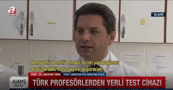 Türkiye'de bir ilk! Yerli test cihazı üretildi - 1