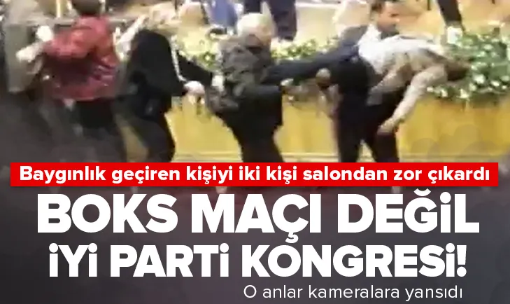 İYİ Partide boks maçı gibi kongre!