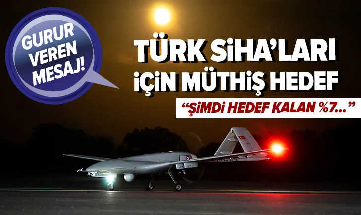 Selçuk Bayraktar Haluk Bayraktarın mesajını paylaştı: En ileri teknoloji SİHA’lara sahibiz! Şimdi hedef kalan %7