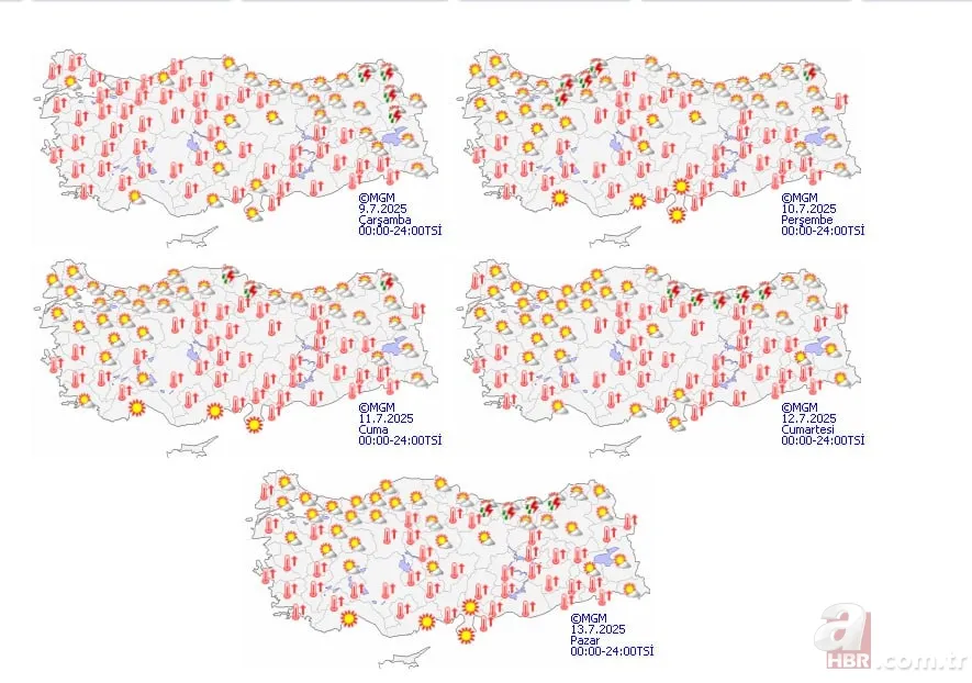 İstanbul’da 50 dereceyle sıcaklıklar zirvede! Güneşe çıkmak riskli, işte en tehlikeli ilçeler: Kadıköy, Ümraniye, Şişli... 7