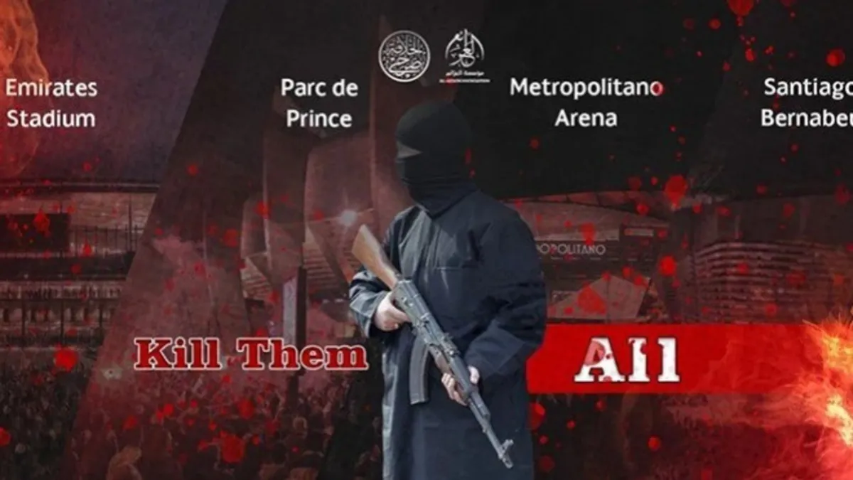 DAEŞ'ten Şampiyonlar Ligi'nin oynanacağı stadyumlara saldırı tehdidi: Hepsini öldürün! Batı'nın kirli oyunu: Amaç İslam terör ifadesini dünyada yaymak