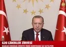 Başkan Erdoğan’dan G-20 Zirvesi açılış konuşması