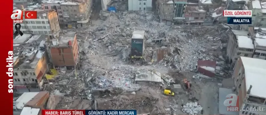 Görüntüler Malatya'dan... A Haber drone kamerası ile kayda alındı! İşte BÜYÜK YIKIM 10