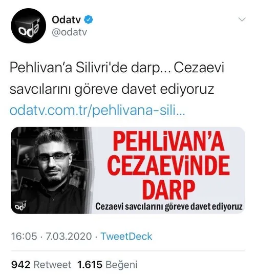 MİT şehidinin ifşa edilmesi skandalına imza atan OdaTv Genel Yayın Yönetmeni Barış Pehlivan'ın yalanı tescillendi - 1
