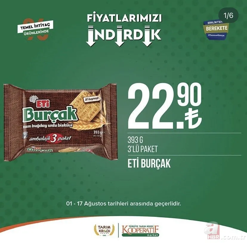 Tarım Kredi Market katalog fiyatları 2023 | Pirzola 88.90, Taze kaşar 159,90, zeytin 54.90 TL... İndirimli ürünler sil baştan değişecek! 10