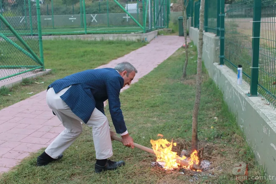 Okul bahçesinde yuva yapan arılar öğrencilere saldırdı 5