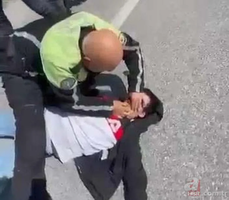 Kadıköy’de trafik polisi hayat kurtardı! O anlar kamerada