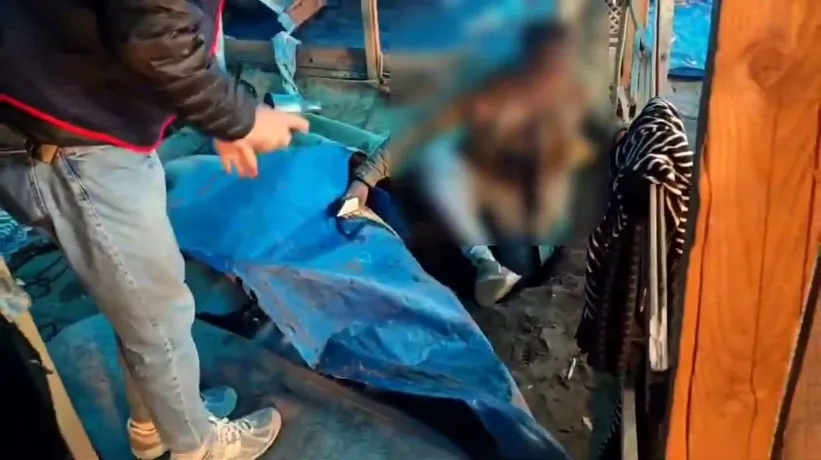 Çadırın içindeki çukurdan çıkan şoke etti