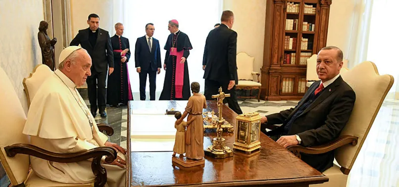 Cumhurbaşkanı Erdoğan Papa ile görüştü